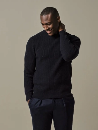 Profuomo PULLOVER CREW NECK NAVY