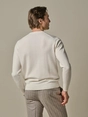 Profuomo PULLOVER CREW NECK OFF WHITE