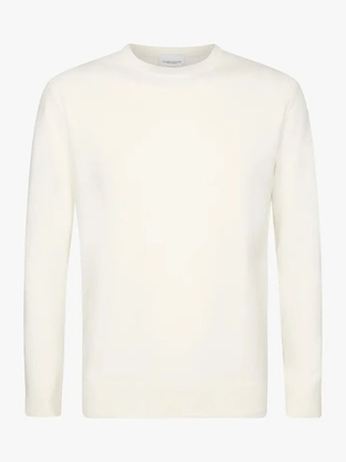 Profuomo PULLOVER CREW NECK OFF WHITE