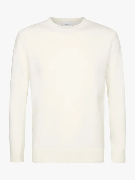 Profuomo PULLOVER CREW NECK OFF WHITE