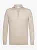 Profuomo PULLOVER HALF ZIP BEIGE
