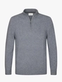 Profuomo PULLOVER HALF ZIP BLUE