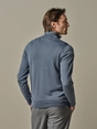 Profuomo PULLOVER HALF ZIP BLUE