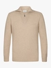 Profuomo PULLOVER HALF ZIP L SAND