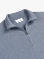 Profuomo PULLOVER HALF ZIP LS BLUE
