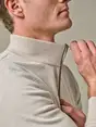 Profuomo PULLOVER HALF ZIP LS D BEIGE