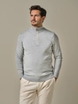 Profuomo PULLOVER HALF ZIP LS L GREY