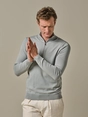 Profuomo PULLOVER HALF ZIP LS M GREEN