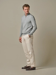 Profuomo PULLOVER HALF ZIP LS M GREEN
