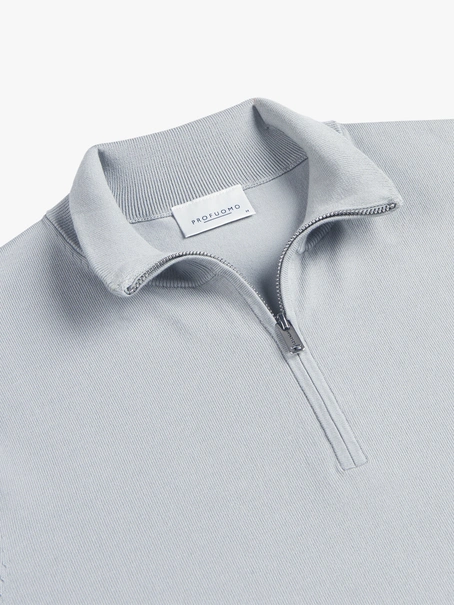 Profuomo PULLOVER HALF ZIP LS M GREEN