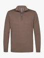 Profuomo PULLOVER HALF ZIP LS MID BROWN