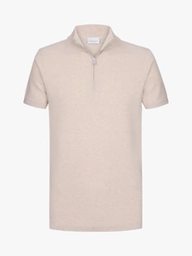 Profuomo PULLOVER HALF ZIP SS SAND