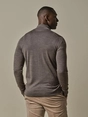 Profuomo PULLOVER HALF ZIP TAUPE