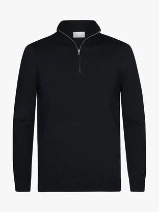 Profuomo PULLOVER HALFZIP NAVY