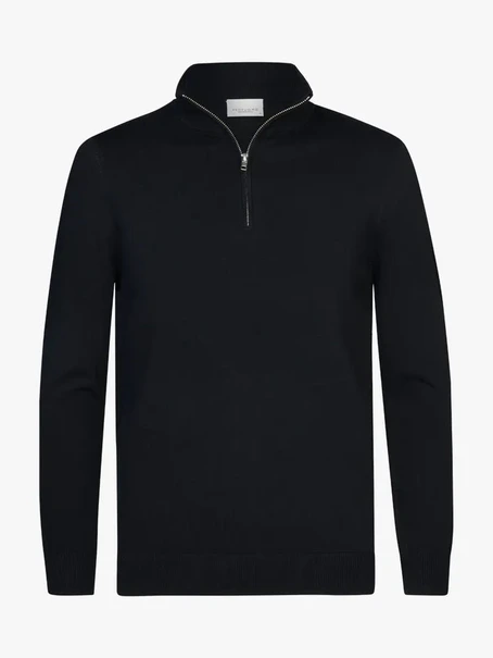 Profuomo PULLOVER HALFZIP NAVY
