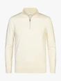 Profuomo PULLOVER HALFZIP OFF WHITE