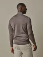 Profuomo PULLOVER MOCK NECK TAUPE