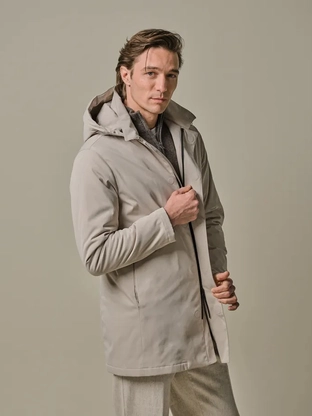 Profuomo RAINCOAT LONG MAGNET L.BEIGE