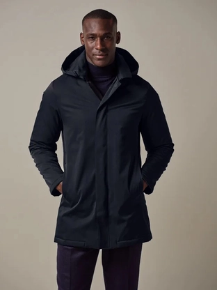 Profuomo RAINCOAT LONG MAGNET NAVY