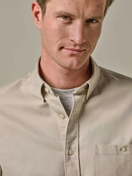 Profuomo SHIRT B.DWN RLXFIT BEIGE