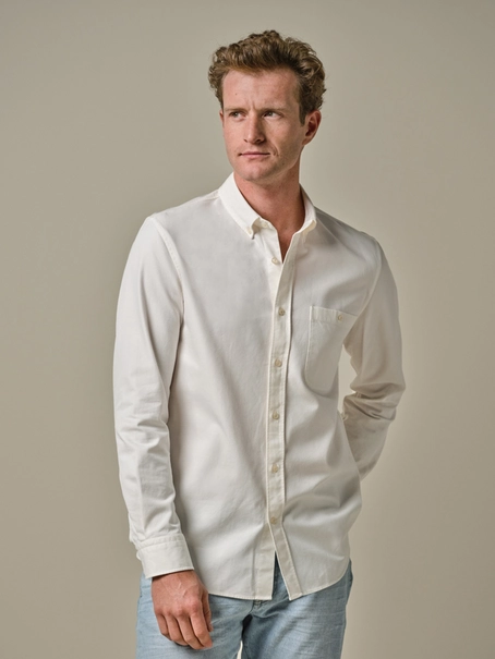 Profuomo SHIRT B.DWN RLXFIT OFF WHITE
