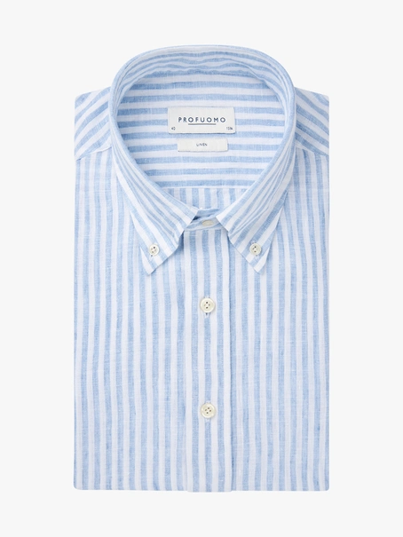 Profuomo SHIRT BTTN DWN SF BLUE