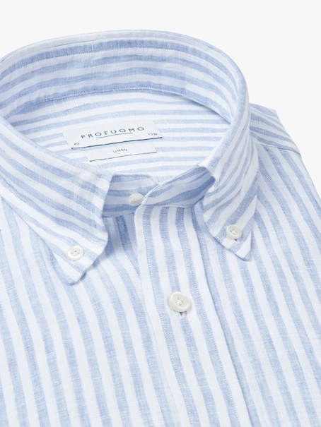 Profuomo SHIRT BTTN DWN SF BLUE