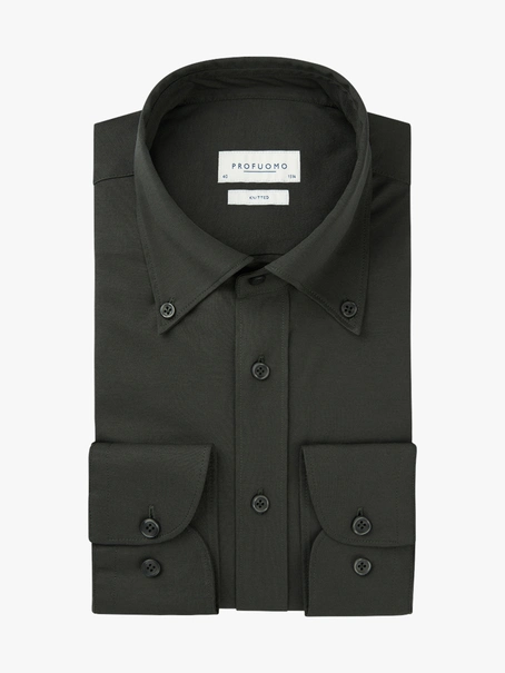 Profuomo SHIRT BTTN DWN SF D.GREEN