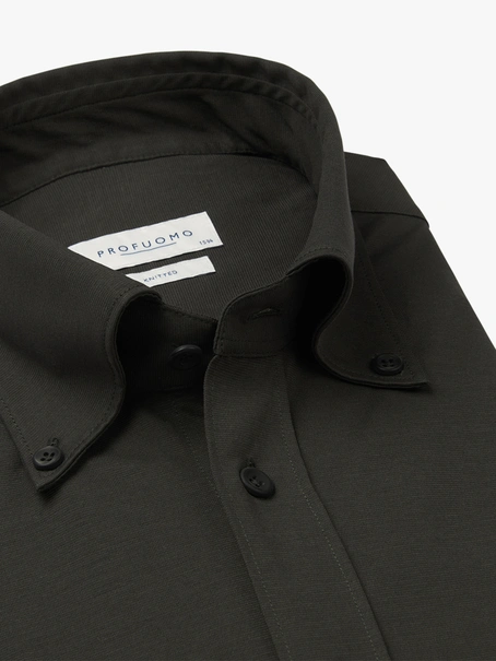 Profuomo SHIRT BTTN DWN SF D.GREEN