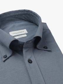 Profuomo SHIRT BTTN DWN SF DENIM BLUE