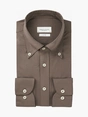 Profuomo SHIRT BTTN DWN SF M.BROWN