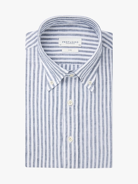 Profuomo SHIRT BTTN DWN SF NAVY