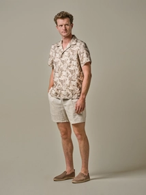 Profuomo SHIRT CAMP SS BEIGE