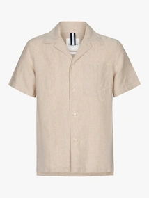 Profuomo SHIRT CAMP SS BEIGE
