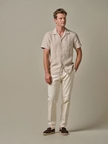 Profuomo SHIRT CAMP SS BEIGE
