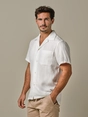 Profuomo SHIRT CAMP SS WHITE