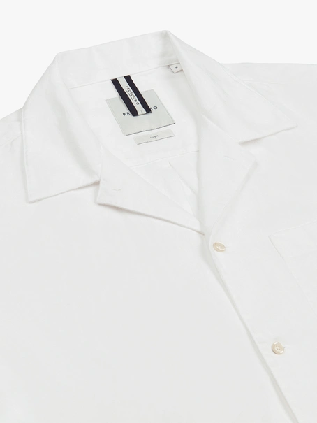 Profuomo SHIRT CAMP SS WHITE