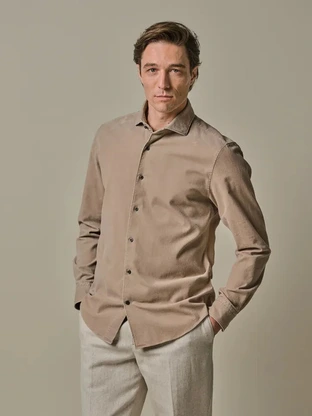 Profuomo SHIRT CUTAWAY RLX BEIGE