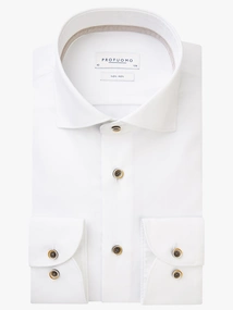 Profuomo SHIRT CUTAWAY SC SF WHITE