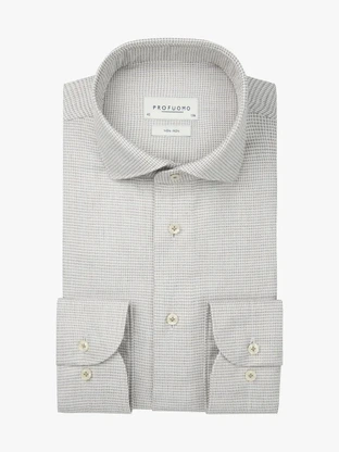 Profuomo SHIRT CUTAWAY SF BEIGE