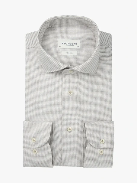 Profuomo SHIRT CUTAWAY SF BEIGE