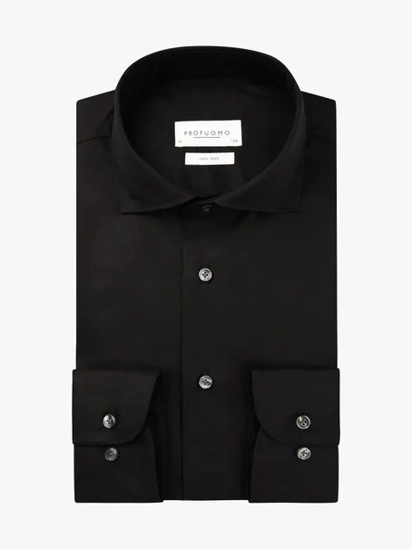 Profuomo SHIRT CUTAWAY SF BLACK