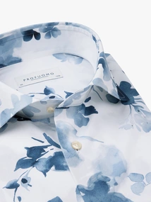 Profuomo SHIRT CUTAWAY SF BLUE