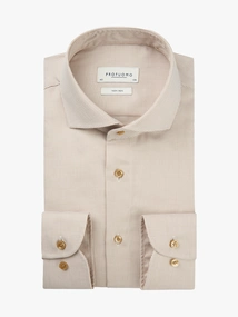 Profuomo SHIRT CUTAWAY SF CAMEL
