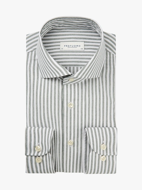 Profuomo SHIRT CUTAWAY SF GREEN