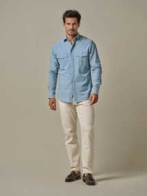 Profuomo SHIRT CUTAWAY SF L.BLUE