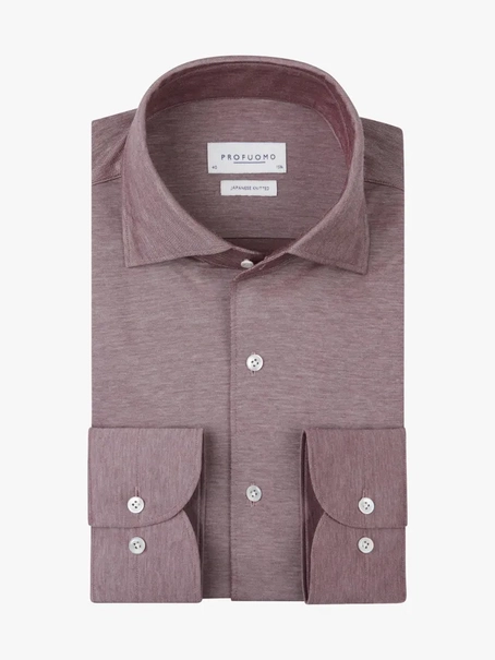 Profuomo SHIRT ONE PIECE SF BORDEAUX