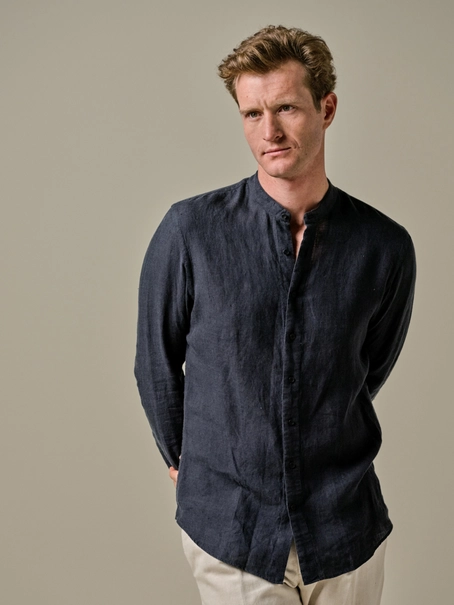Profuomo SHIRT STANDING SF NAVY