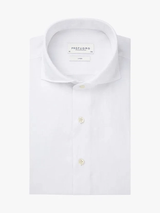 Profuomo SHIRT X-CUTAWAY SC SF WHITE