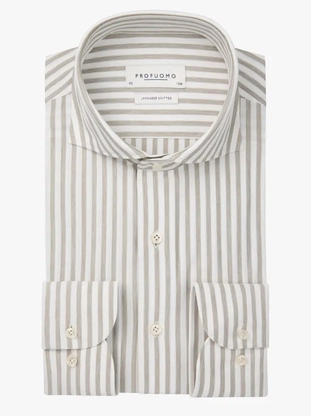Profuomo SHIRT X-CUTAWAY SF BEIGE